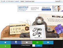 Tablet Screenshot of funkyjunkinteriors.net
